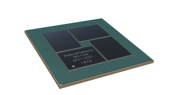 Preferred Networks develops a custom deep learning processor MN-Core for use in MN-3, a new large-scale cluster, in spring 2020