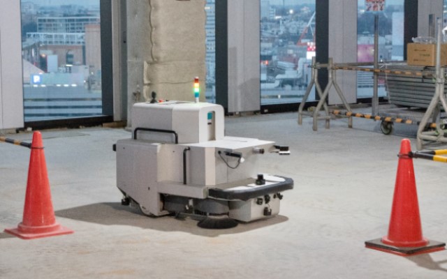建築現場用ロボット向けにAI技術を搭載した自律移動システムを開発