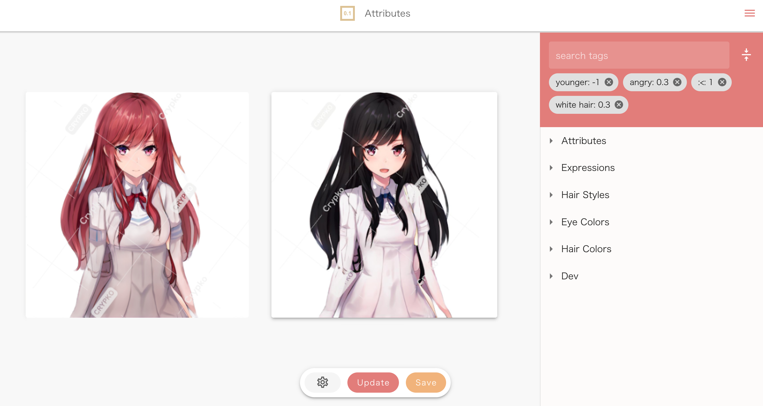 Crypko - AI Anime Character Generation